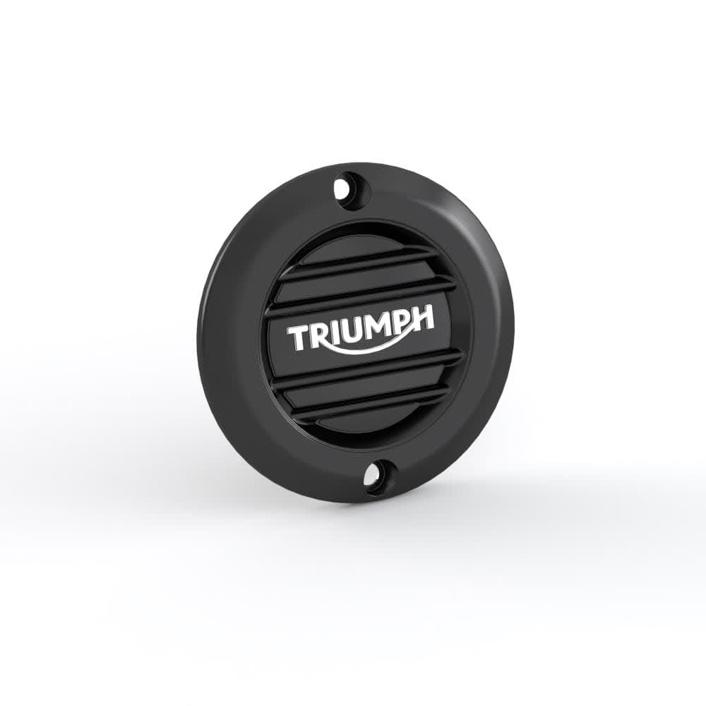 ダーク仕上げクラッチバッジ - リブ入り | Triumph Motorcycles